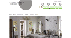 Desktop Screenshot of heathergarrettdesign.com